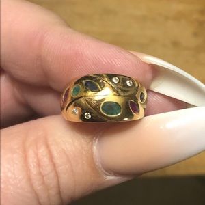 14k gold mother’s/birthstone ring